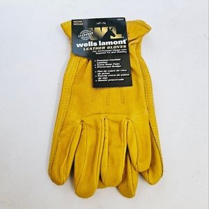 Wells Lamont Premium Leather Work Gloves Size M